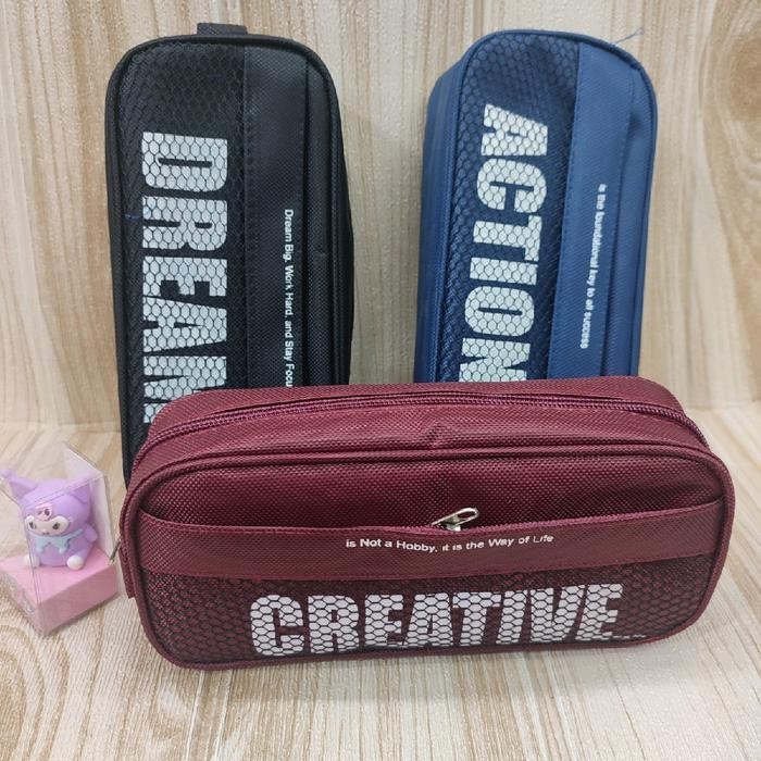 

ID KOTAK PENSIL BAHAN JARING PREMIUM, HARGA TERJANGKAU MURAH MERIAH - TULIS, PENCIL CASE