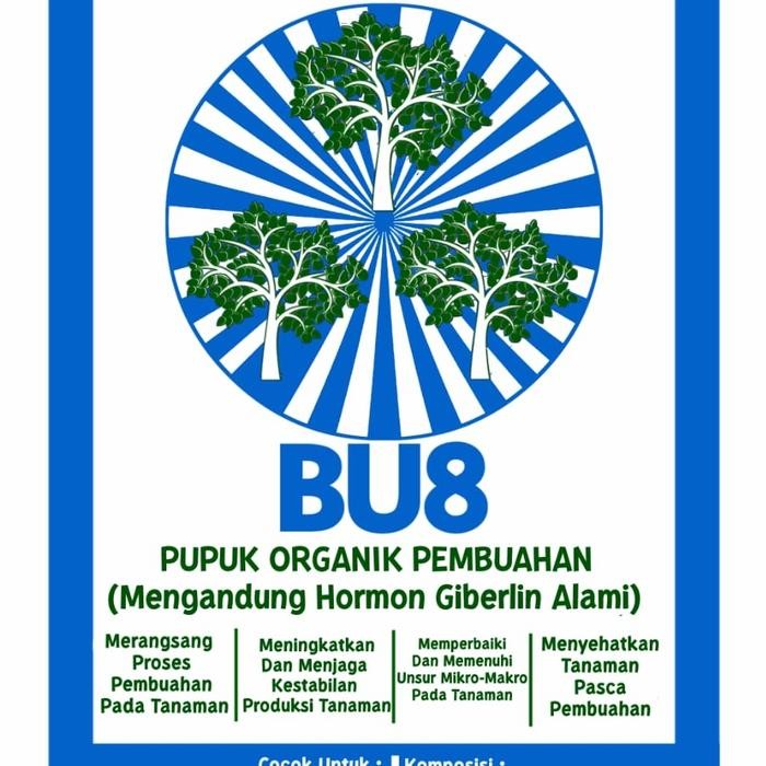 SIAPKIRIM agen distributor termurah pupuk organik pembuahan BU8 (biru) 1karung READY STOCK