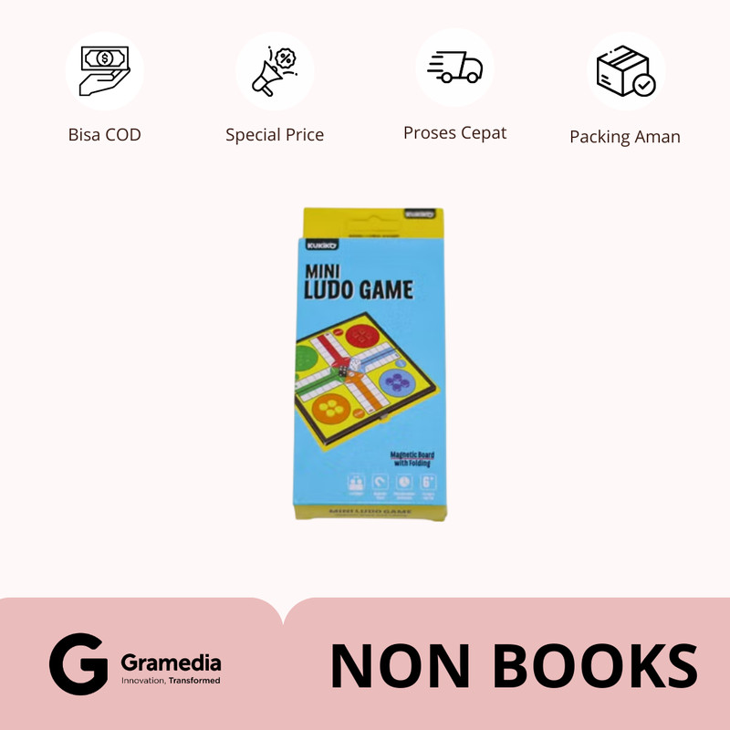 

Gramedia Supratman | Kukiko Game Kecil Ludo Qx3624 | Produk Original Gramedia