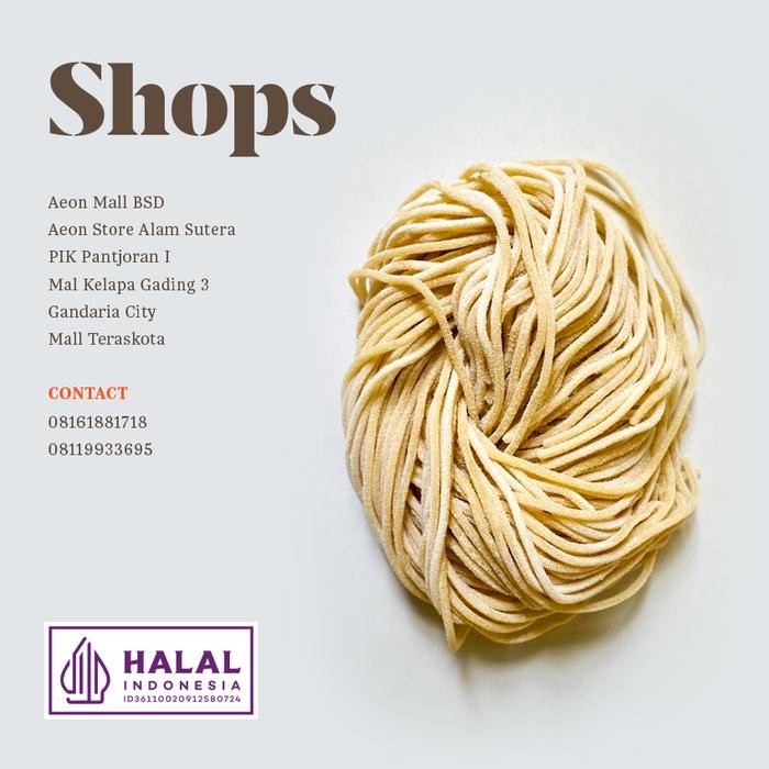 

BAKMI KARET AYAM KAMPUNG / ALOT / HALAL