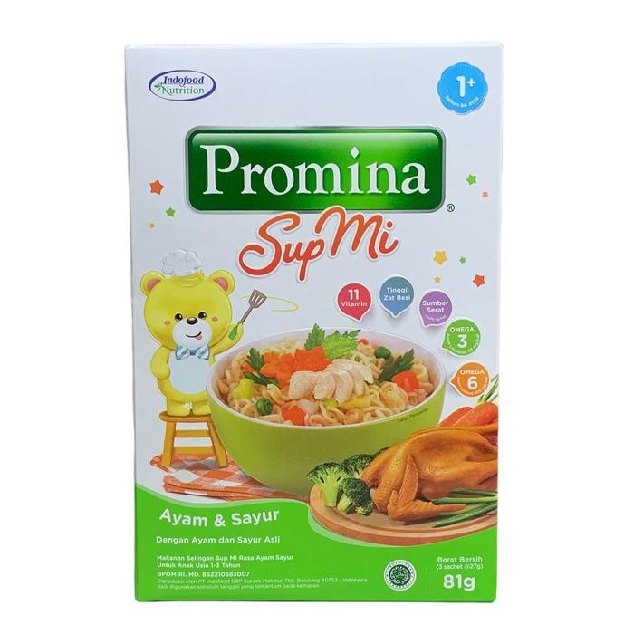 

PROMINA - SUP MI DAN MI BATITA 81 G MIE MPASI BAYI MIE PROMINA 1 TAHUN RASA DAGING SAYUR, AYAM SAYUR