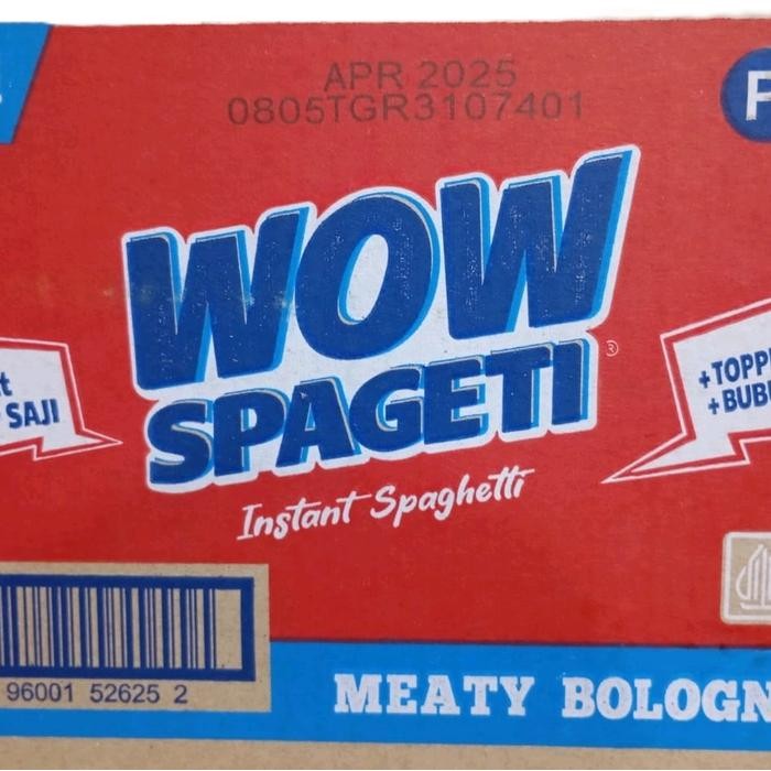 

WOW SPAGETI INSTANT PAKET 5 PCS MIE PEDAS MAKANAN NOODLES FOOD SPAGHETTI SPICY GORENG POP MI
