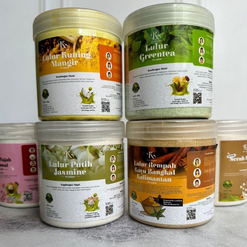 LULUR ALAMI / KAYU BANGKAL / BEDDA LOTTONG / SCRUB KETIAK / MASKER WAJAH gr