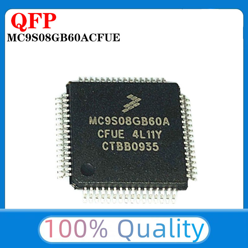 New 5pcs/lot 100% NEW MC9S08GB60ACFUE MC9S08GB60A MC9S08GB60 TQFP-64 In Stock