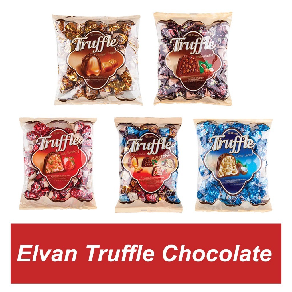 

COKLAT Elvan Truffle uk BESAR 400 GR Exp Januari 2026 PROMO HALAL ! Import TURKI