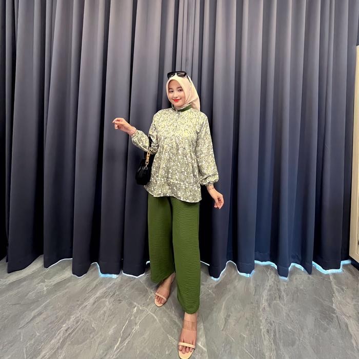 Nayya- Kanza Shakila Mix One Set Crinkle Airflow Setcel Lebaran 2023