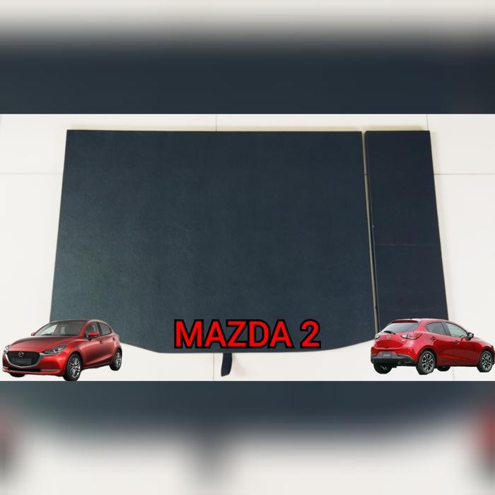 tatakan bagasi mazda 2, tutup ban cadangan mazda2, tutup bagasi mazda2
