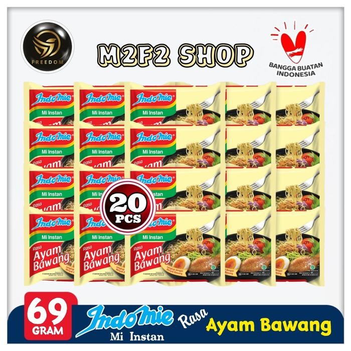 

Ready Indomie Mie Instant Kuah Rasa Ayam Bawang Bag - 69 Gr (Harga 20 Pcs)