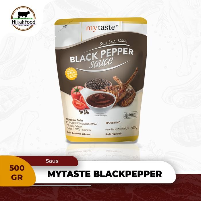 

TodayFre3sH- MyTaste Black Pepper Sauce / Lada Hitam (Qty. 500 gr)