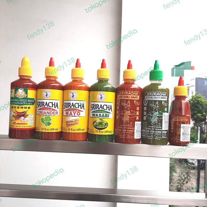 

TodayFre3sH- [IMPOR THAILAND] nangfah sriracha hot chili sauce 450 ml saos sambal