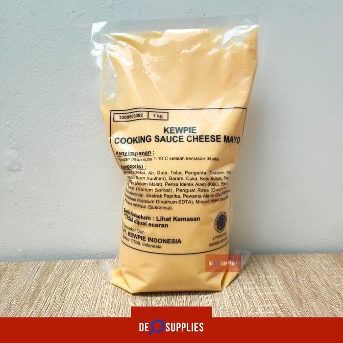 

TodayFre3sH- Kewpie Cheese Mayo Cooking Sauce 1kg - Saus Masak Keju Mayonaise 1 kg