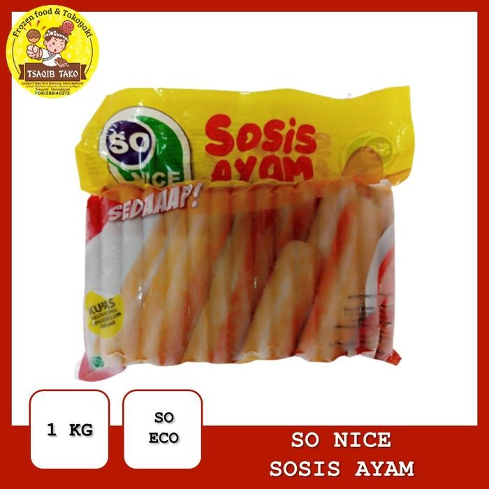 

BeliSkrg,KirimHariini- PROMO Sonice sosis ayam 1kg isi 40pcs