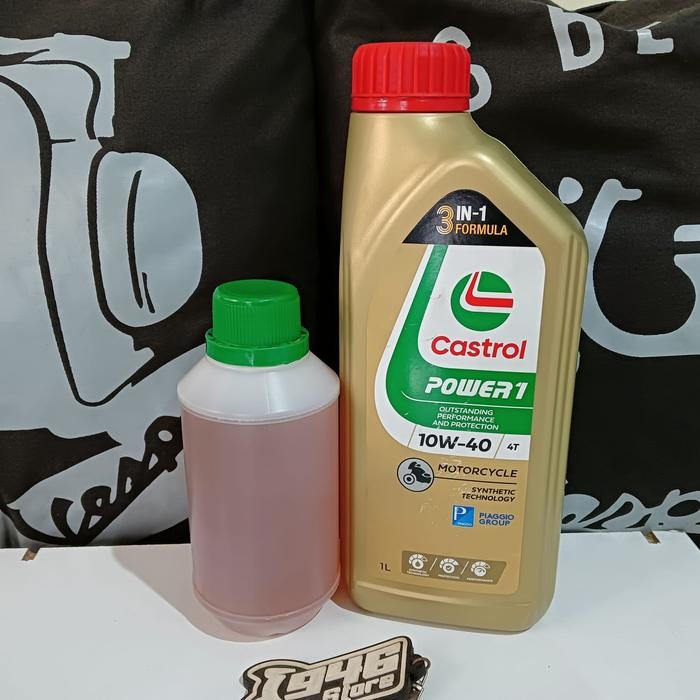 Paket Oli Mesin Vespa Sprint / Primavera / LX / S / GTS 3V Iget 1300ml *