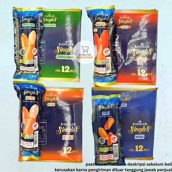 

BeliSkrg,KirimHariini- (1BOX) Kanzler Singles Kanzler Sosis Singles Siap Makan