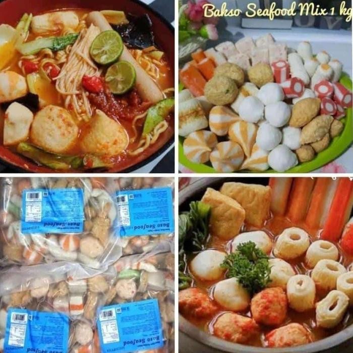 

BeliSkrg,KirimHariini- Aneka baso seafood mix bakso steamboat 1kg curah
