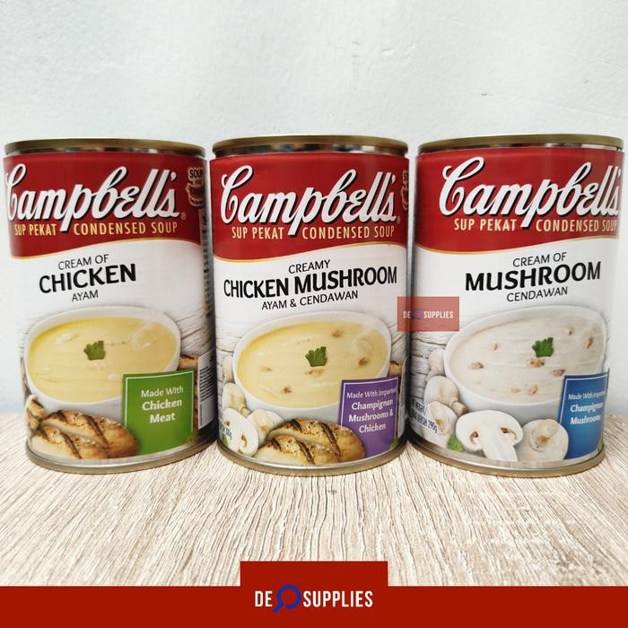 

PastikanDikirimLgsg- Campbell's Chicken Mushroom Condensed Soup - Sup Instan USA Campbell