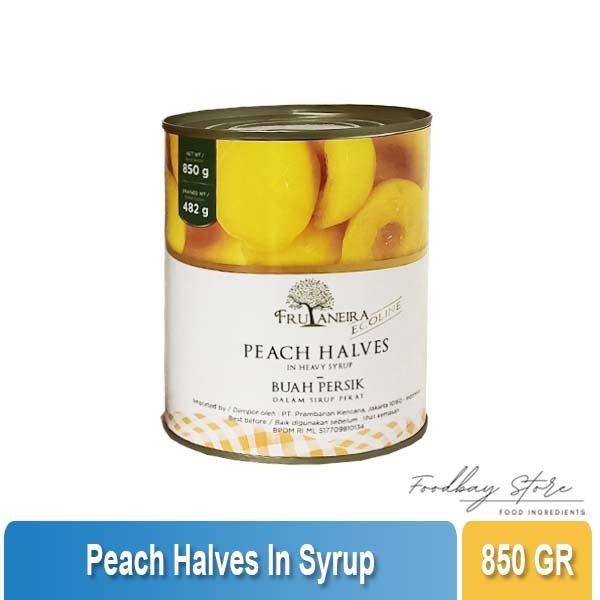 

PastikanDikirimLgsg- FRUTANEIRA - Peach Halves in Syrup 850Gr / Buah Persik Kaleng
