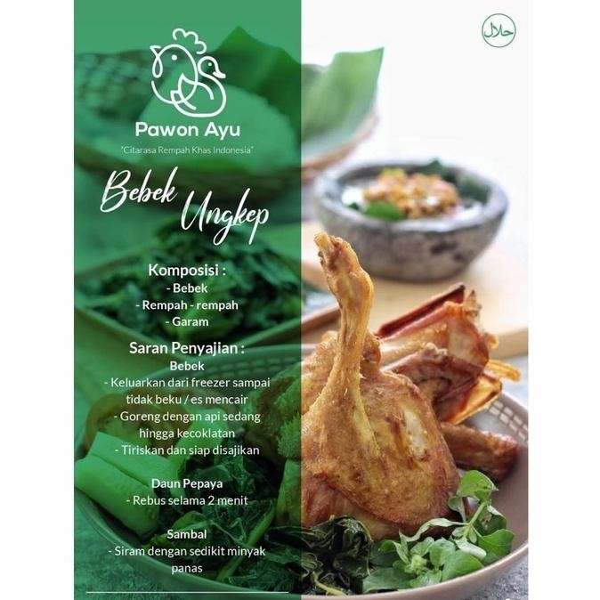 

PastikanDikirimLgsg- Bebek Ungkep Pawon Ayu Kartasura (FROZEN)