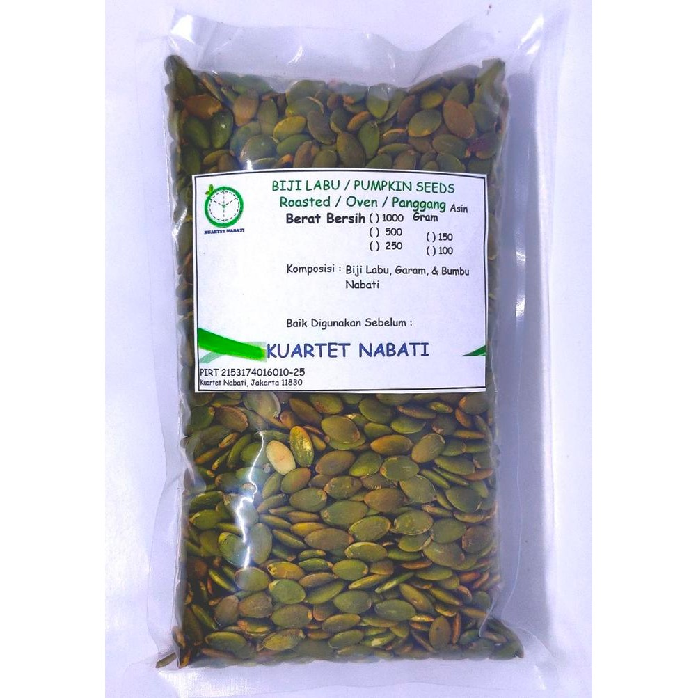 

PastikanDikirimLgsg- 500gr Roasted Pumpkin Seed Salted - Biji Labu Kupas - Oven - Asin