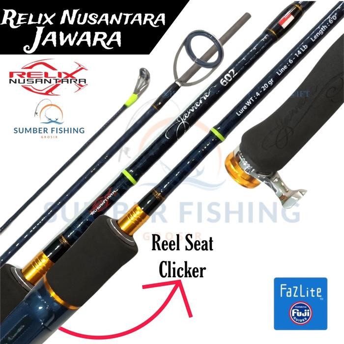 Joran Pancing Spinning Relix Nusantara Jawara 180Cm