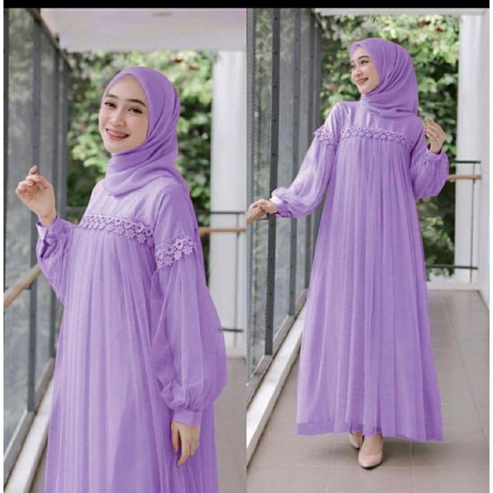Zahra- Gamis Nuraini / Gamis Terbaru / Gamis Murah / Gamis Nuraini Jumbo / Gamis Terlaris /