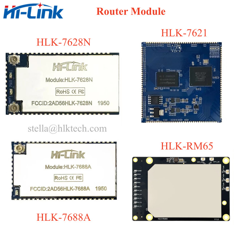 WIFI Router Module MT7628/MT7688/MT7981b Wireless HLK-7628N/HLK-7688A/HLK-7621/HLK-RM65 Supports Ope