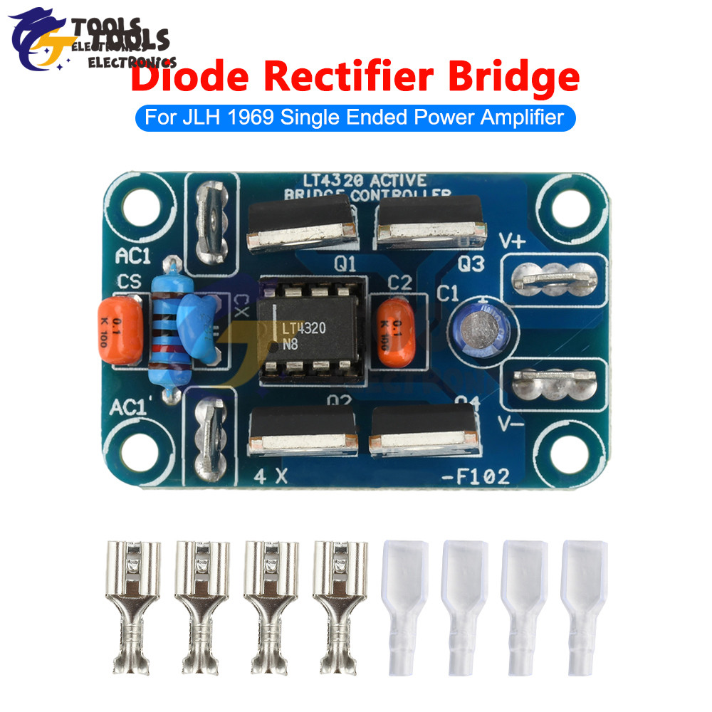 AC 7-40V Ideal Diode Rectifier Bridge Module LT4320 Class A Power Amplifier Suitable For JLH 1969 Up