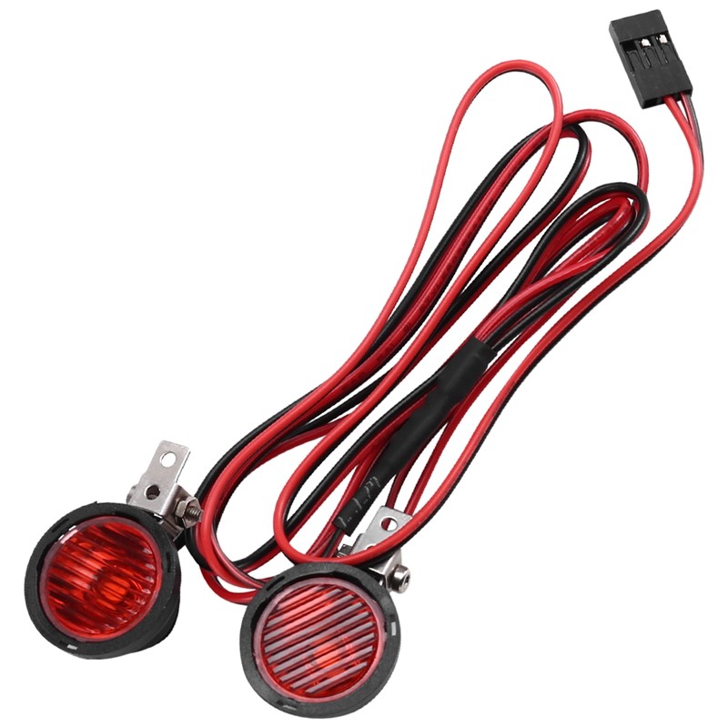 LED Lights Bright Headlights Spotlight For 1/10 RC Crawler Car TRX4 TRX6 Axial SCX10 90046 Round 2LE