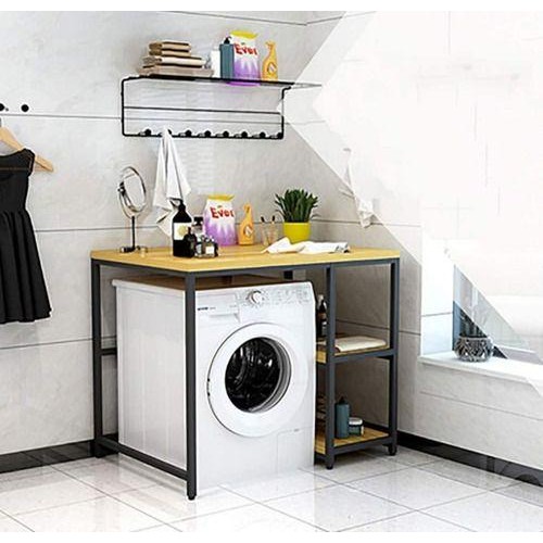 Terlaris Rak Meja Mesin Cuci Minimalis Serbaguna Besi Kayu