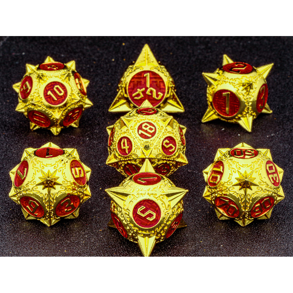 special-shaped metal dice set, polyhedral dice set,Role Playing Metal Dice,Dnd dice set