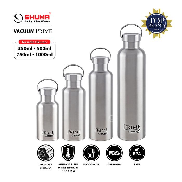 shuma prime s/s vacuum bottle 350 ml [kuat dan tahan lama]