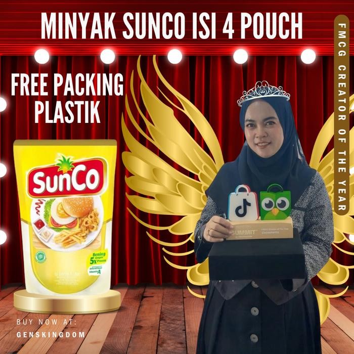 

New [EXCLUSIVE SISCAANANTA X GENSKINGDOM PAYDAY] - MINYAK SUNCO ISI 4 POUCH MINYAK KELAPA SAWIT