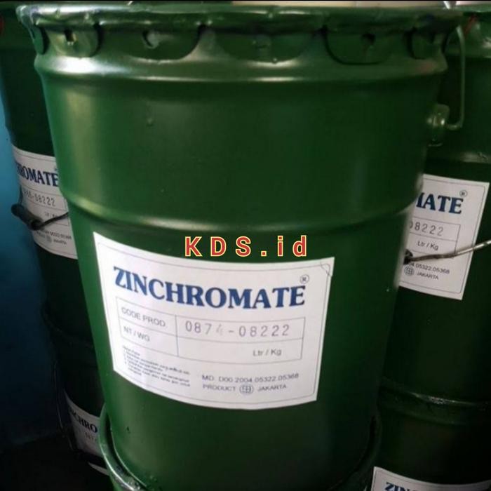 BEST SELLER... Cat Pail Zincromate hijau Cat Dasar Besi 18kg