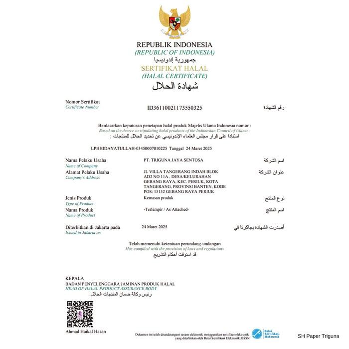 Paper lunch box pack uk M food tray kotak makanan kertas Surabaya