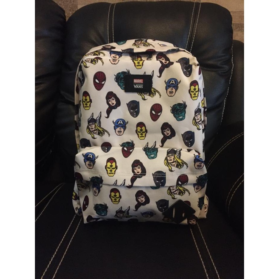 Vans Backpack x Marvel head brand new (original)