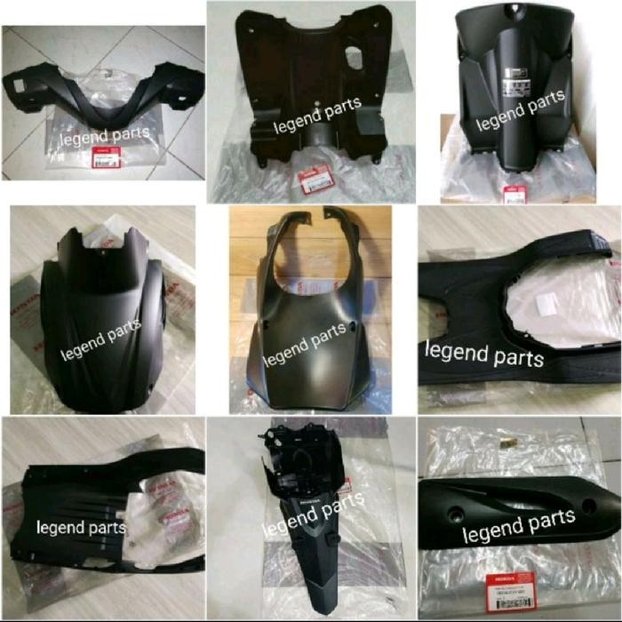 cover tebeng body kasar Honda beat karbu lama 9 pcs original