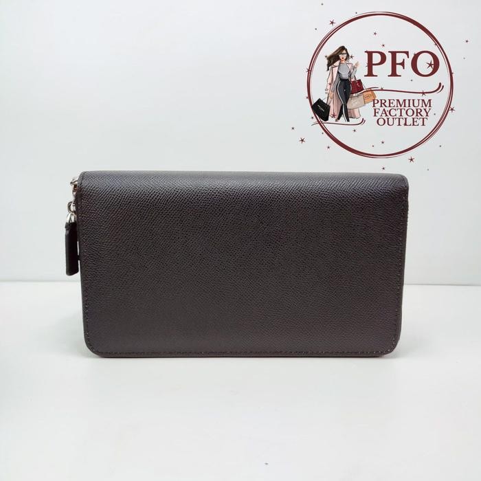 READY STOCK BALLY Wallet Men Tiger Zip Travel Clutch Black ORI