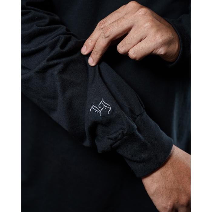 Diskon Lawless Jakarta - Compound Logo Pocket Longsleeve - Black Zxy642