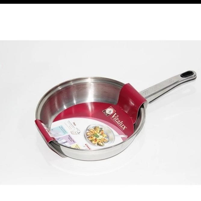 fry pan stainless sus 304 zebra