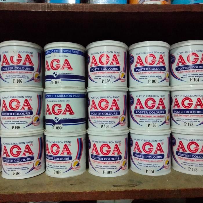 

PROMO! cat poster AGA 1 kg putih/ hitam