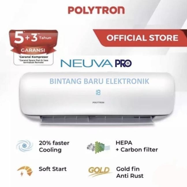 AC POLYTRON PAC-09VZ 1PK 1 PK NEUVA PRO R410A TURBO COOLING