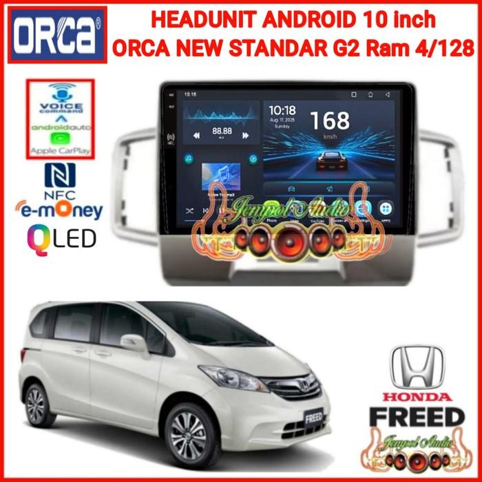 Head Unit Android ORCA 10 Inch OEM Honda Freed