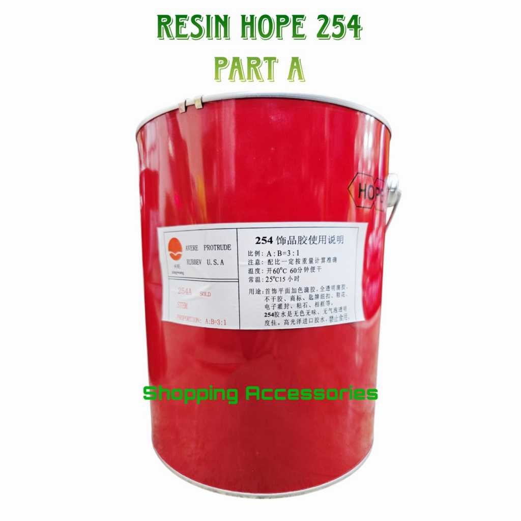 

Resin bening HOPE Keras - HOPE 254 - Part A Saja 3kg