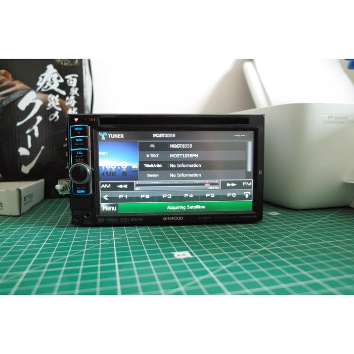 Head Unit Kenwood DNX5310BT Bluetooth Ex Subaru XV 2013 (FREE Adaptor DC 12V)