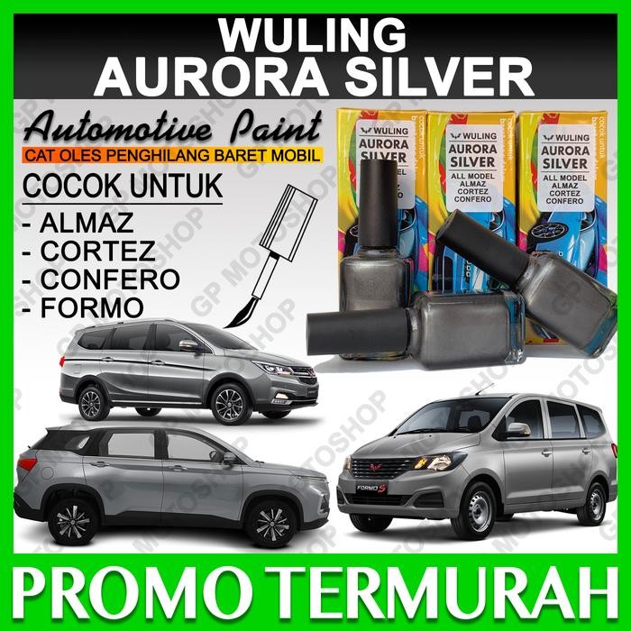 Afsheen_Fashion_ Penghilang Baret Mobil Cat Oles Wuling Aurora Silver Metallic Almaz