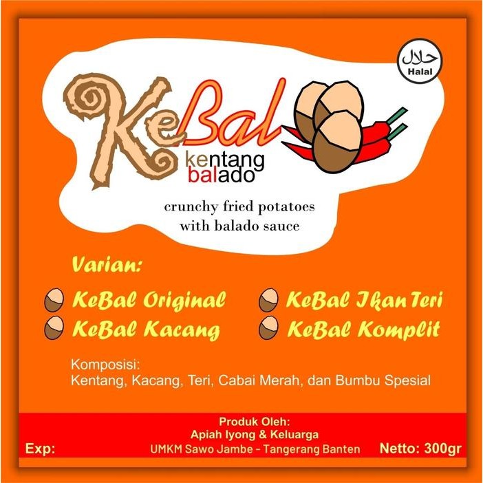 

Kentang Balado Ikan Teri 300G Keripik Kentang Mustofa Teri Manis Pedas