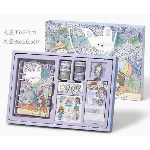 

(187PCS) JOURNAL KIT SET GIFT BOX / PAKET SET AGENDA / NOTEBOOKIMUT