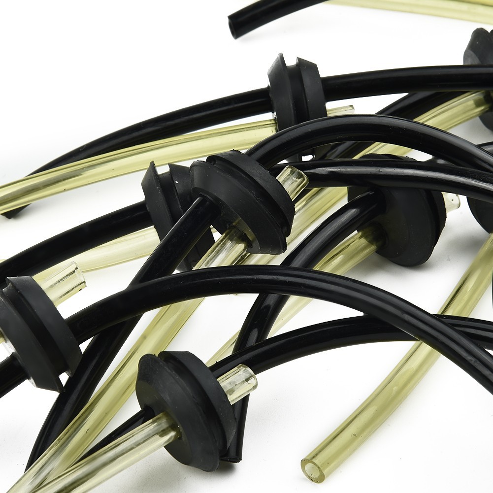 10pcs 13x8x9cm Fuel Hose Pipe Kit W/ Fuel Filter For 4 Stroke Trimmer Brushcutter Lawnmower ID 20mm 