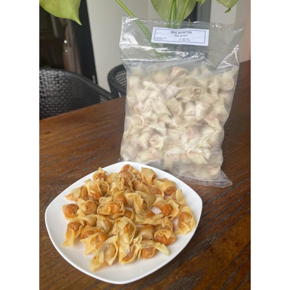 

BARANG TERLARIS Pangsit Mini Wonton BUMIFOOD 500gr