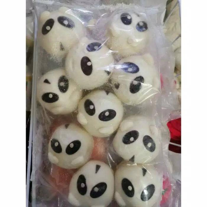 

BARANG TERLARIS BAKPAO PANDA DIMSUM FROZEN HALAL 10pcs Food Blueberry Makanan